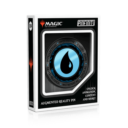 Pinfinity - Magic: The Gathering - Blue Mana Crest AR Pin - The Card Vault