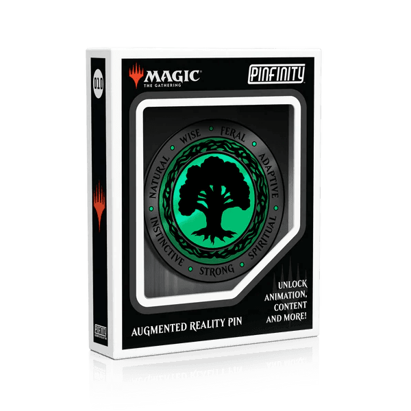 Pinfinity - Magic: The Gathering - Green Mana Crest AR Pin - The Card Vault
