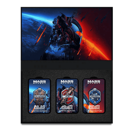 Pinfinity: Mass Effect - 3 Pin AR Set (Limited Edition) - The Card Vault