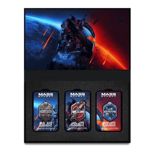 Pinfinity: Mass Effect - 3 Pin AR Set (Limited Edition) - The Card Vault