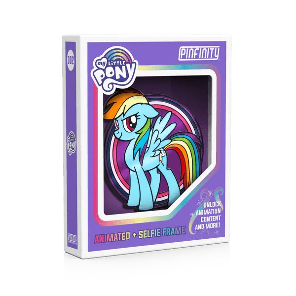 Pinfinity: My Little Pony - Rainbow Dash AR Pin - The Card Vault