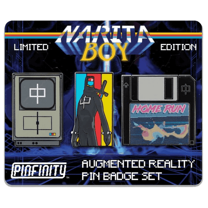 Pinfinity: Narita Boy - 3 Pin AR Set (Limited Edition) - The Card Vault