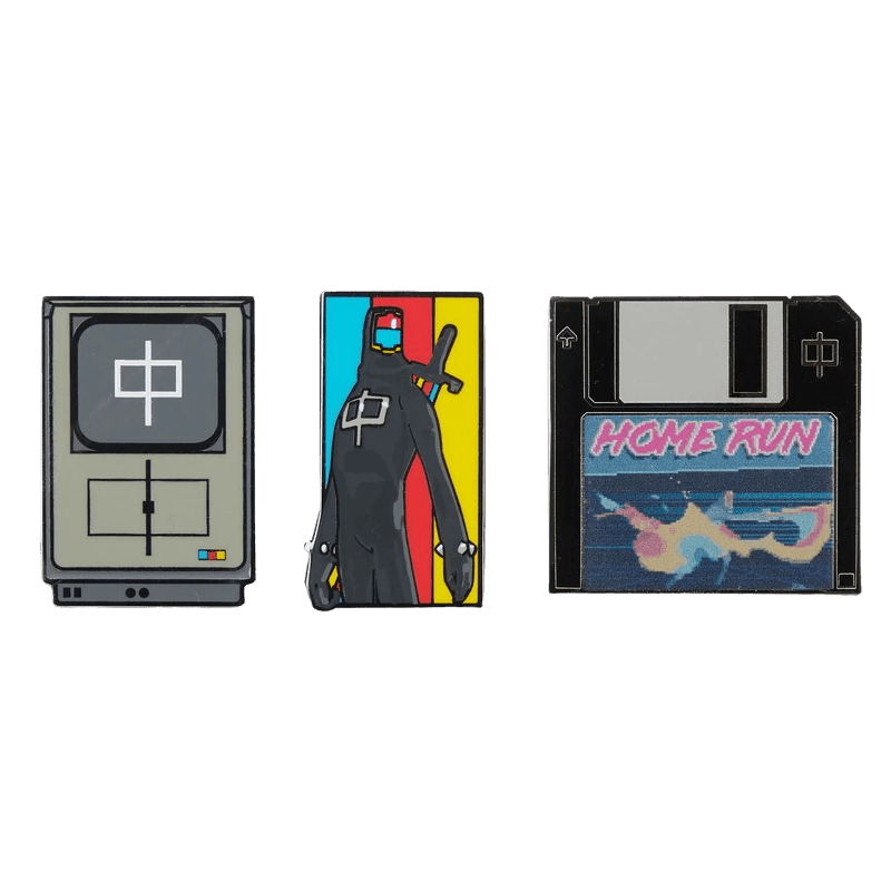 Pinfinity: Narita Boy - 3 Pin AR Set (Limited Edition) - The Card Vault