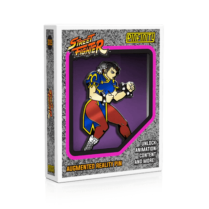 Pinfinity: Street Fighter - Chun-Li AR Pin - The Card Vault