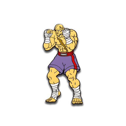 Pinfinity: Street Fighter - Sagat AR Pin - The Card Vault