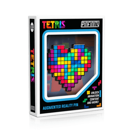 Pinfinity: Tetris - I Heart Tetris AR Pin - The Card Vault