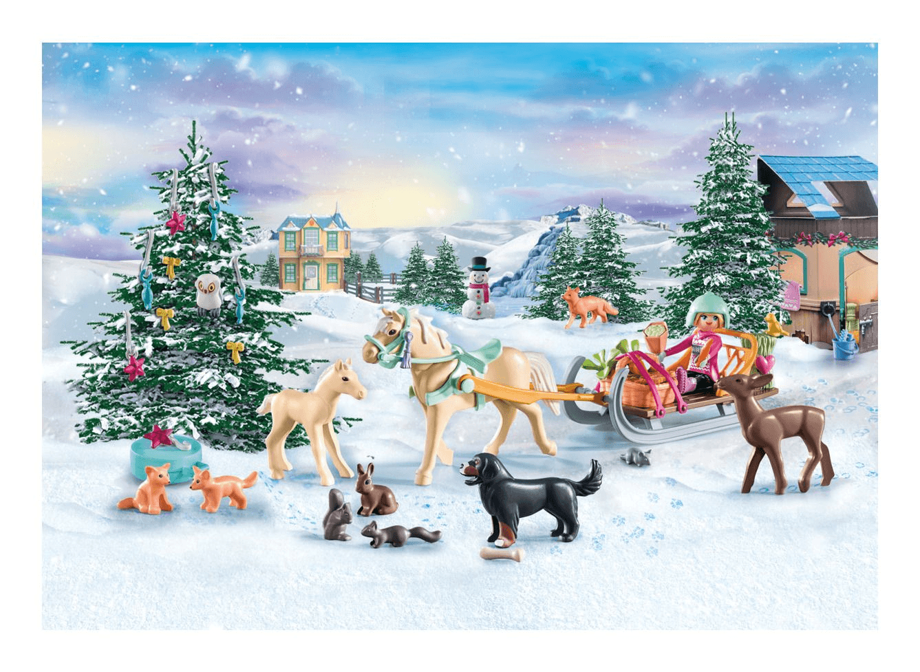 Playmobil - Christmas Sleigh Ride - Advent Calendar - The Card Vault
