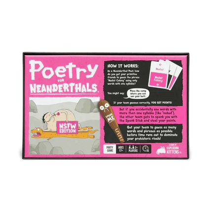 Poetry for Neanderthals Card Game (NSFW Edition) - The Card Vault