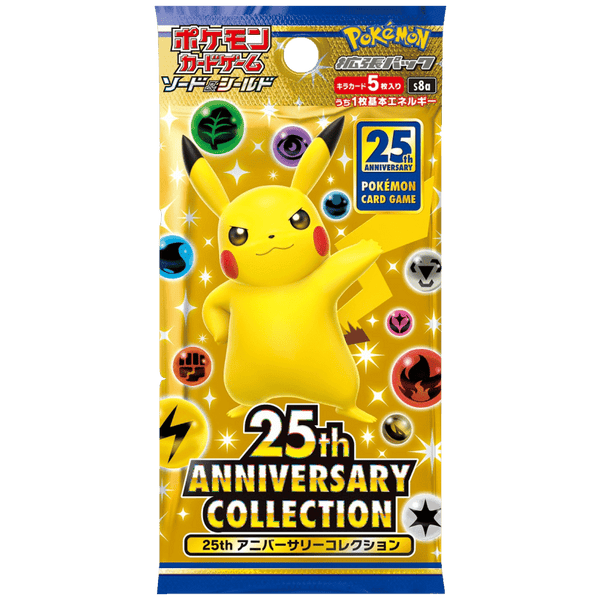 Pokemon TCG: 25th Anniversary Collection (s8a) Booster Pack (Japanese) - The Card Vault