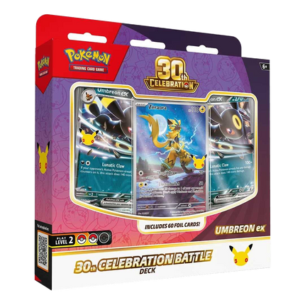 Pokemon TCG 30th Celebration Umbreon ex Battle Deck sealed packaging