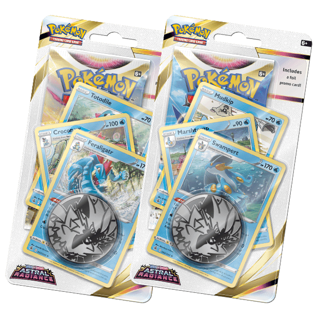 Pokemon TCG: Astral Radiance Premium Checklane Blister Pack - Feraligatr/Swampert - The Card Vault