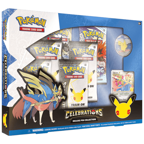Pokemon TCG: Celebrations Collection Box - Deluxe Pin Box - The Card Vault