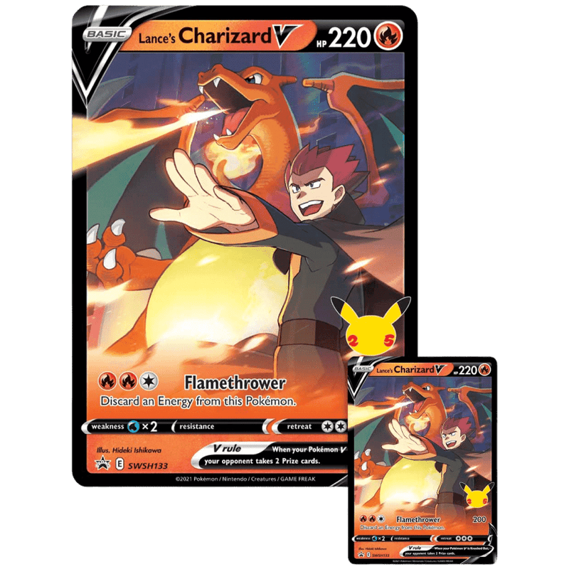 Pokemon TCG: Celebrations Collection Box - Lance's Charizard - The Card Vault