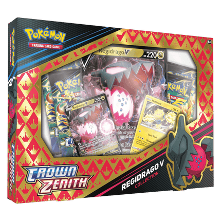 Pokemon TCG: Crown Zenith Regidrago V Collection Box - The Card Vault