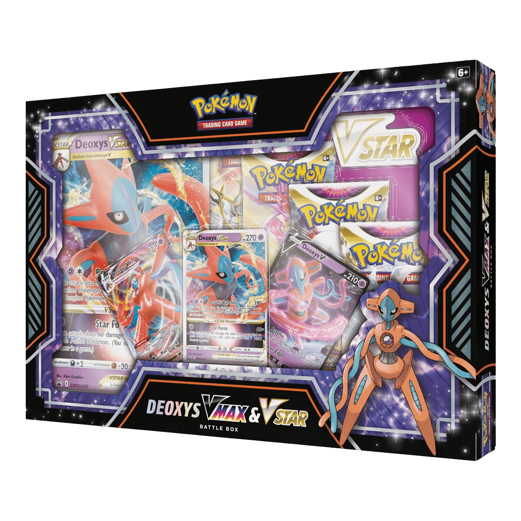 Pokemon TCG: Deoxys VMAX & VSTAR Battle Box - The Card Vault