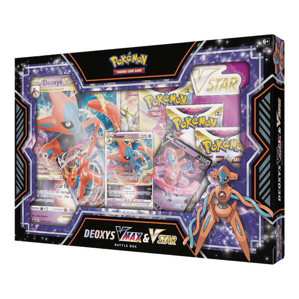 Pokemon TCG: Deoxys VMAX & VSTAR Battle Box - The Card Vault