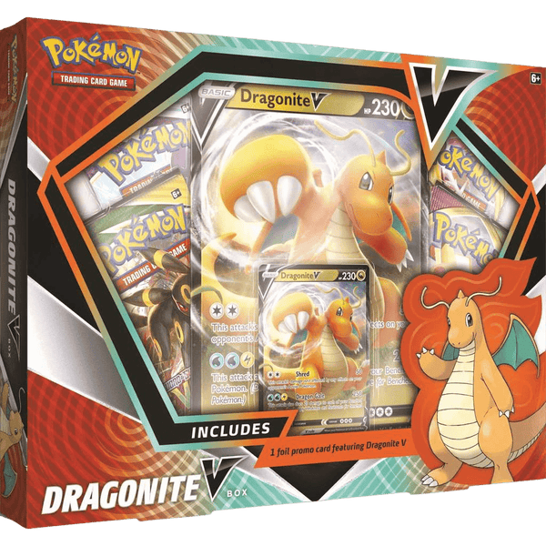 Pokemon TCG: Dragonite V Collection Box - The Card Vault