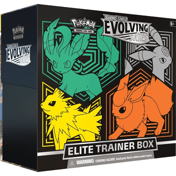 Pokemon TCG: Evolving Skies Elite Trainer Box - Leafeon, Umbreon, Jolteon, Flareon - The Card Vault