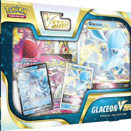 Pokemon TCG: Glaceon VSTAR Special Collection Box - The Card Vault