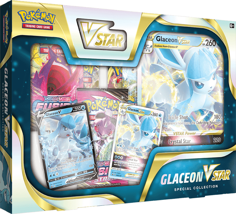 Pokemon TCG: Glaceon VSTAR Special Collection Box - The Card Vault