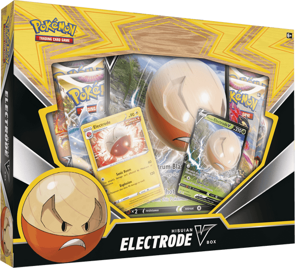 Pokemon TCG: Hisuian Electrode V Collection Box - The Card Vault