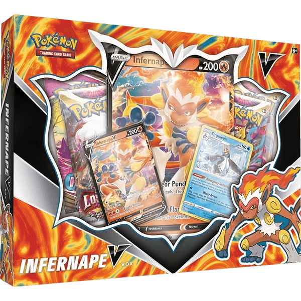 Pokemon TCG: Infernape V Collection Box - The Card Vault