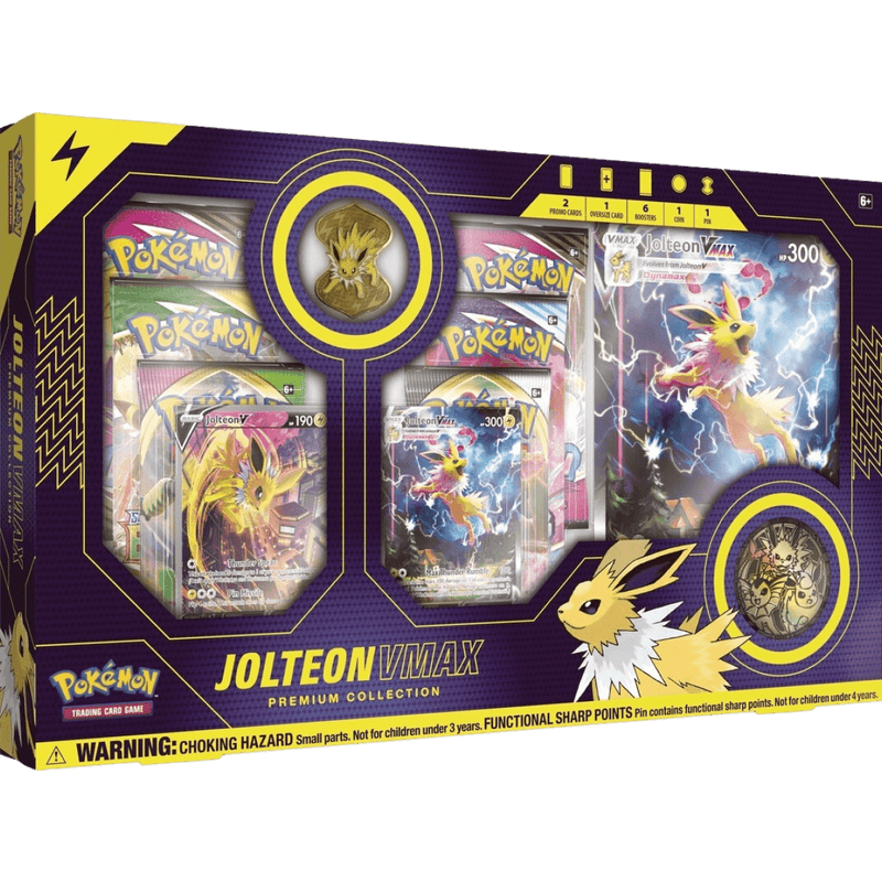 Pokemon TCG: Jolteon VMAX Premium Collection Box - The Card Vault