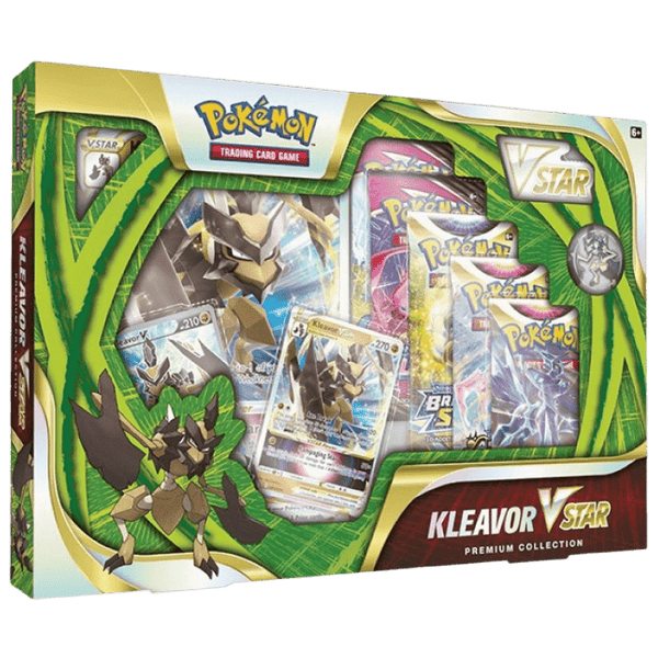 Pokemon TCG: Kleavor VSTAR Special Collection Box - The Card Vault