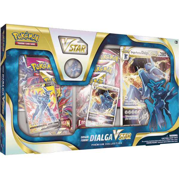 Pokemon TCG: Origin Forme Dialga VSTAR Special Collection Box - The Card Vault