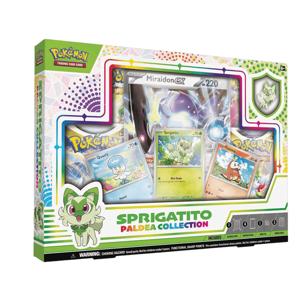 Pokemon TCG: Paldea Collection Box - Sprigatito - The Card Vault