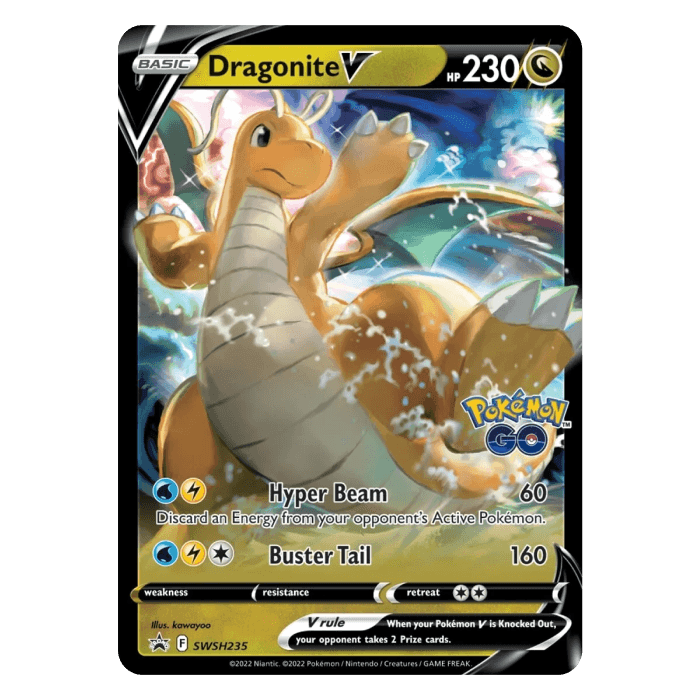 Pokemon TCG: Pokémon GO Premier Deck Holder Collection - Dragonite VSTAR - The Card Vault