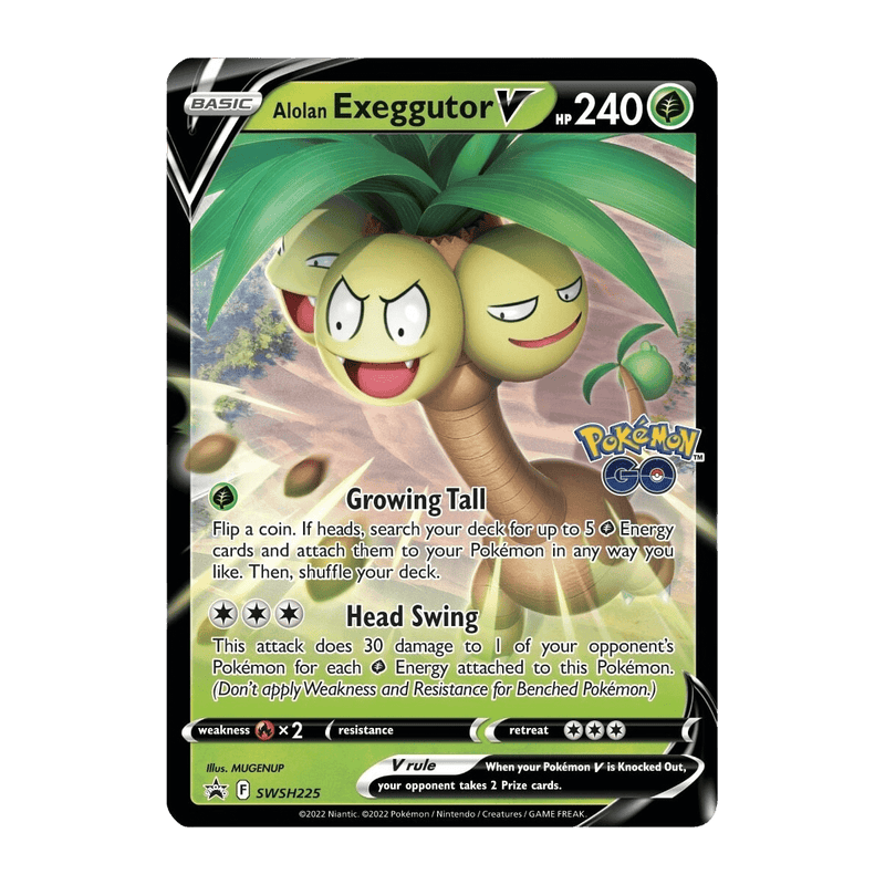 Pokemon TCG: Pokémon GO Special Collection Box - Alolan Exeggutor V - The Card Vault