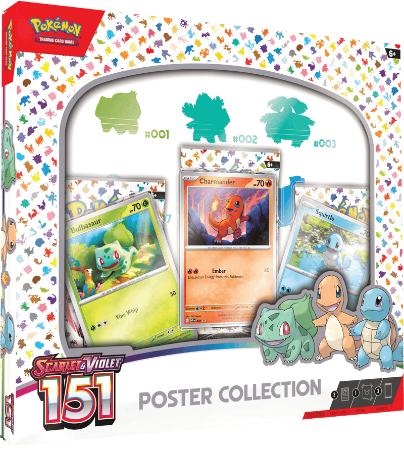 Pokemon TCG - Scarlet & Violet - 151 Poster Collection - The Card Vault