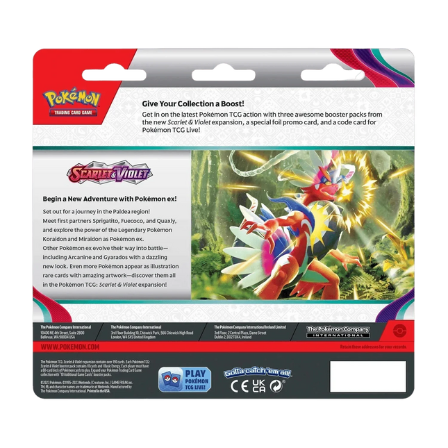 Pokemon TCG | Scarlet & Violet Base Set | Sealed Products The Card Vault Pokemon TCG | Scarlet & Violet Base Set | Sealed Products The Card Vault