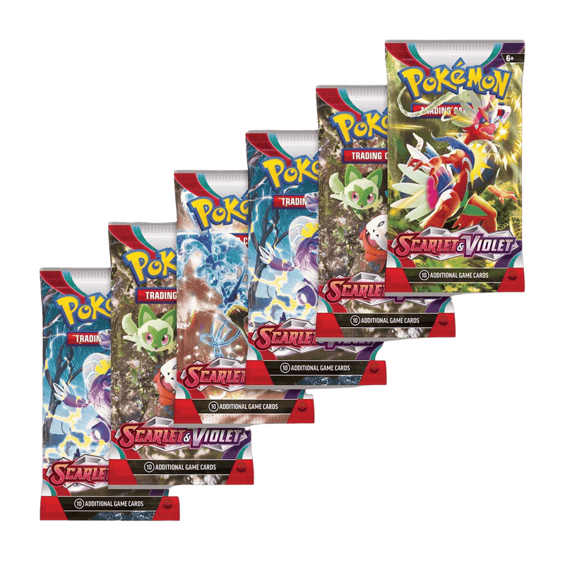 Pokemon TCG - Scarlet & Violet Base Set - Booster Bundle (6 Packs ...