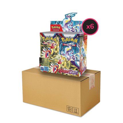 Pokemon TCG - Scarlet & Violet - Base Set - Display Case (6x Booster Boxes) - The Card Vault