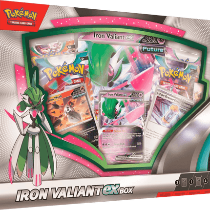 Pokemon TCG - Scarlet & Violet - Iron Valiant ex Collection Box - The Card Vault