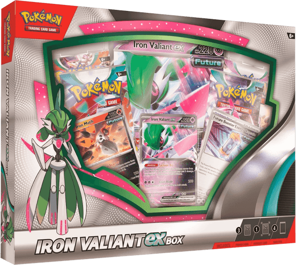 Pokemon TCG - Scarlet & Violet - Iron Valiant ex Collection Box - The Card Vault