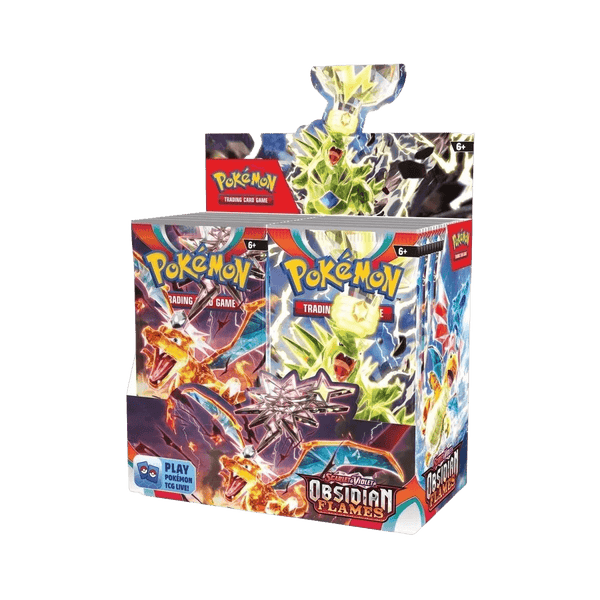Pokemon TCG - Scarlet & Violet - Obsidian Flames Booster Box & Premium Acrylic Case - The Card Vault