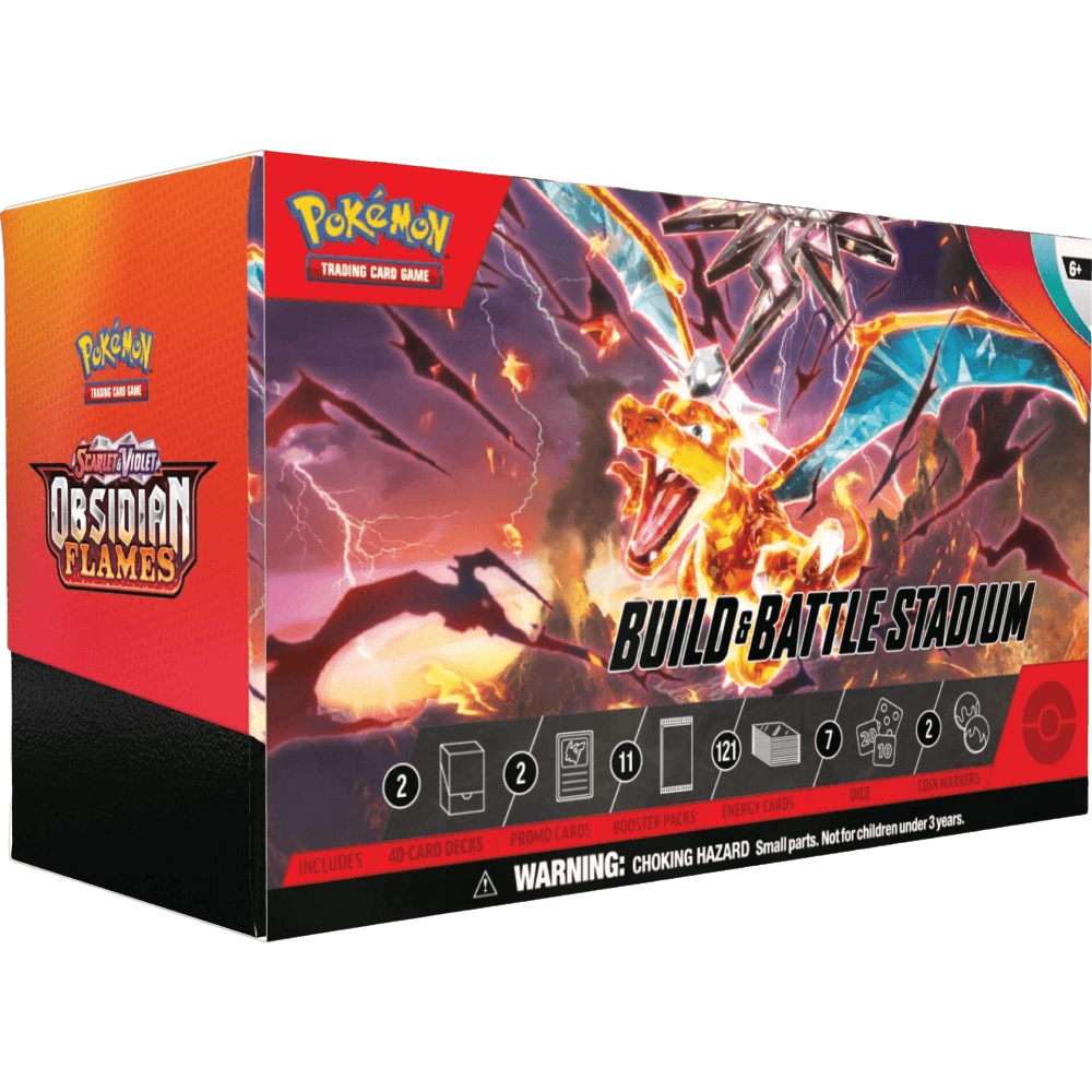 Pokemon TCG - Scarlet & Violet - Obsidian Flames - Build & Battle Stadium - The Card Vault