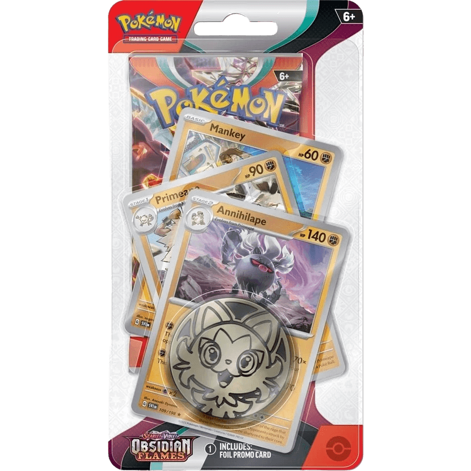 Pokemon TCG - Scarlet & Violet - Obsidian Flames - Premium Checklane Blister Pack - The Card Vault