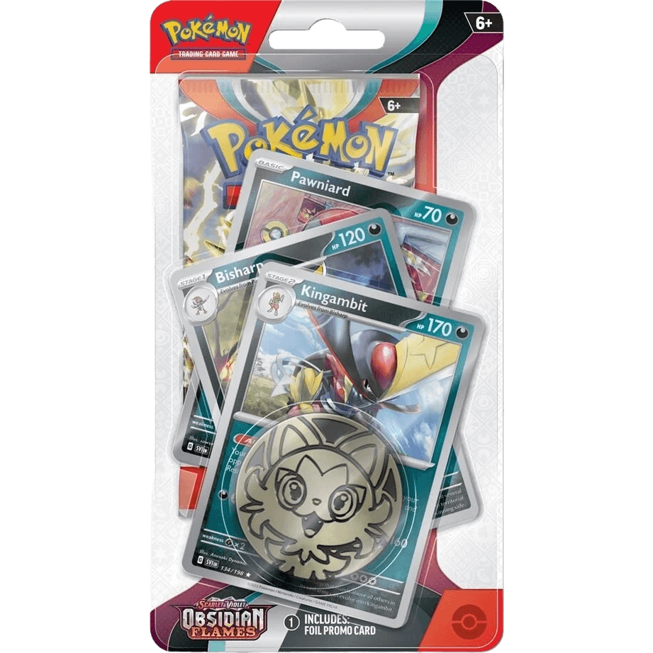 Pokemon TCG - Scarlet & Violet - Obsidian Flames - Premium Checklane Blister Pack - The Card Vault