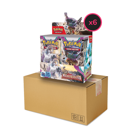 Pokemon TCG - Scarlet & Violet - Paldea Evolved Display Case (6x Booster Boxes) - The Card Vault