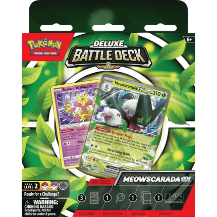 Pokemon TCG - Scarlet & Violet Paldea Evolved - Meowscarada Ex Deluxe Battle Deck - The Card Vault