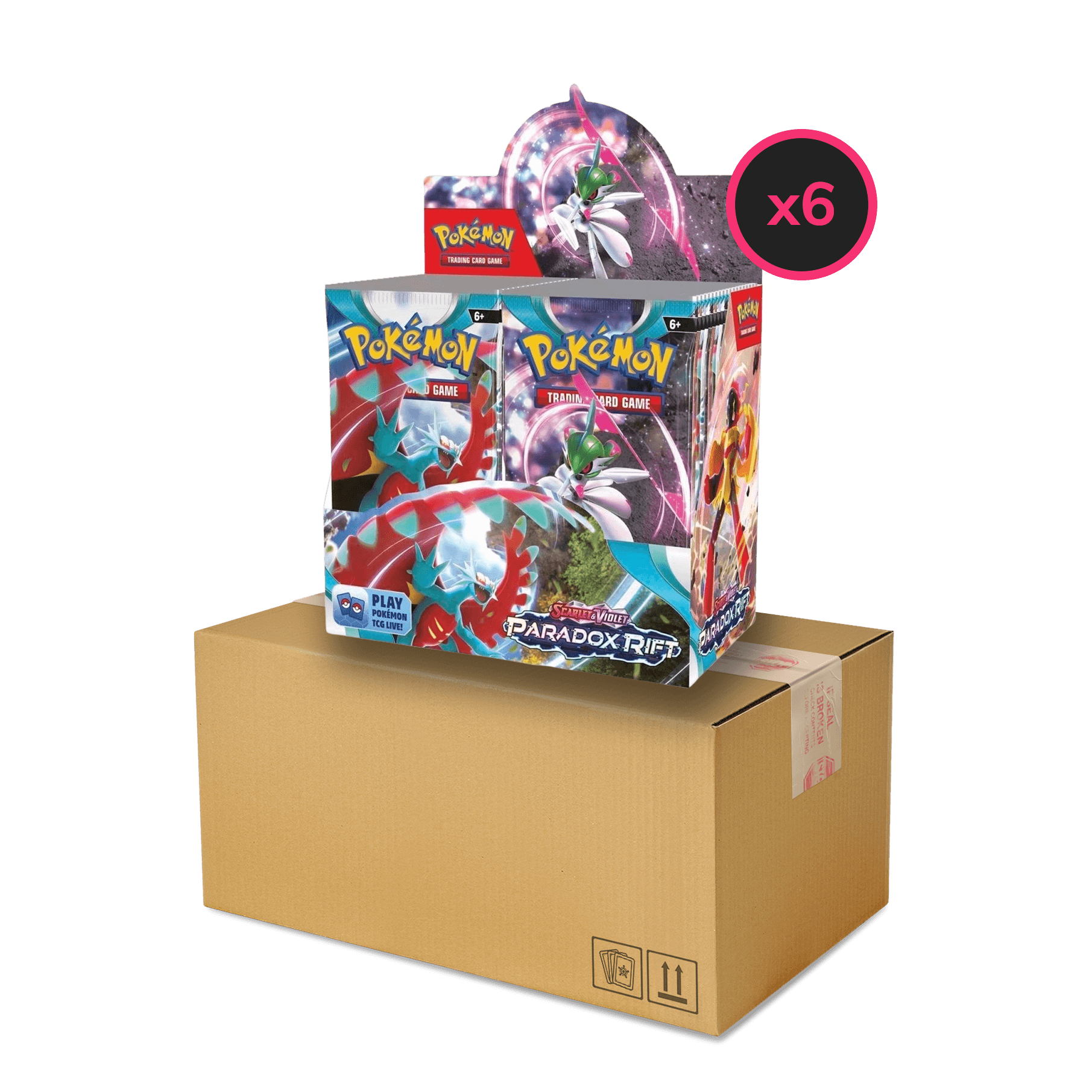 Pokemon TCG - Scarlet & Violet - Paradox Rift - Display Case (6x Booster Boxes) - The Card Vault