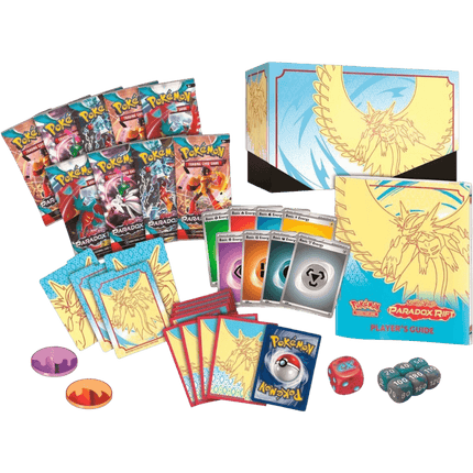 Pokemon TCG - Scarlet & Violet - Paradox Rift - Elite Trainer Box (Roaring Moon) - The Card Vault