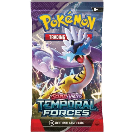 Pokemon TCG - Scarlet & Violet - Temporal Forces - 3-Pack Blister (Cyclizar) - The Card Vault