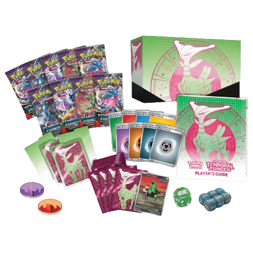 Pokemon TCG - Scarlet & Violet - Temporal Forces - Elite Trainer Box (Iron Leaves) - The Card Vault