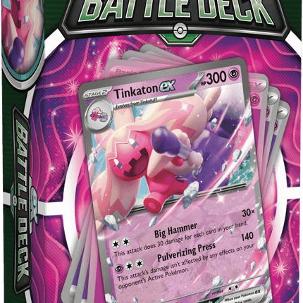 Pokemon TCG - Scarlet & Violet - Tinkaton Ex Battle Deck - The Card Vault