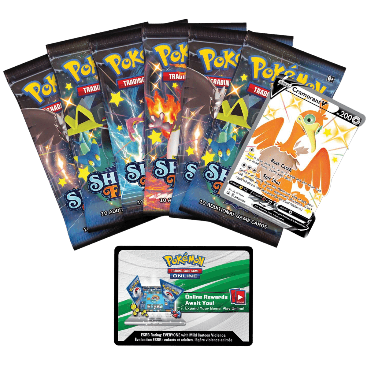 Pokemon TCG: Shining Fates Tin - Cramorant - The Card Vault